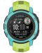 Смарт часовник Garmin - Instinct 2 S Surf, 40mm, зелен/син - 1t
